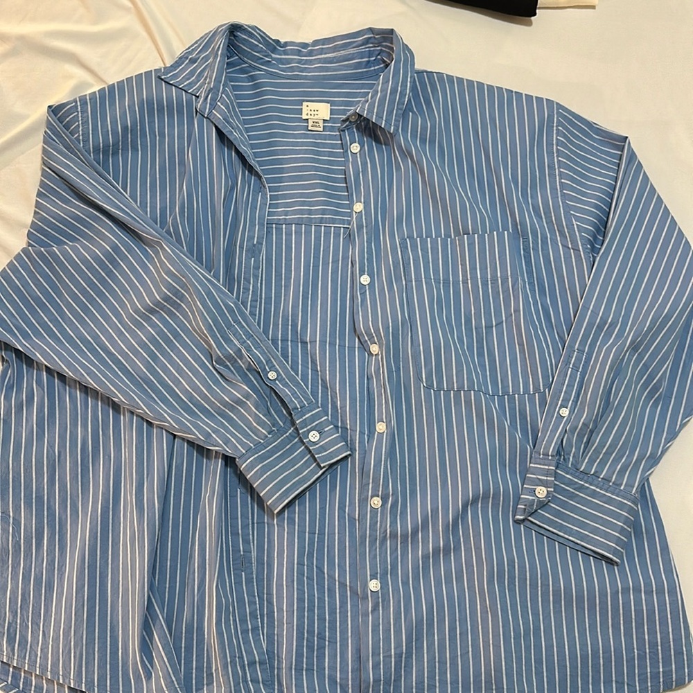 A new day boyfriend button down shirt